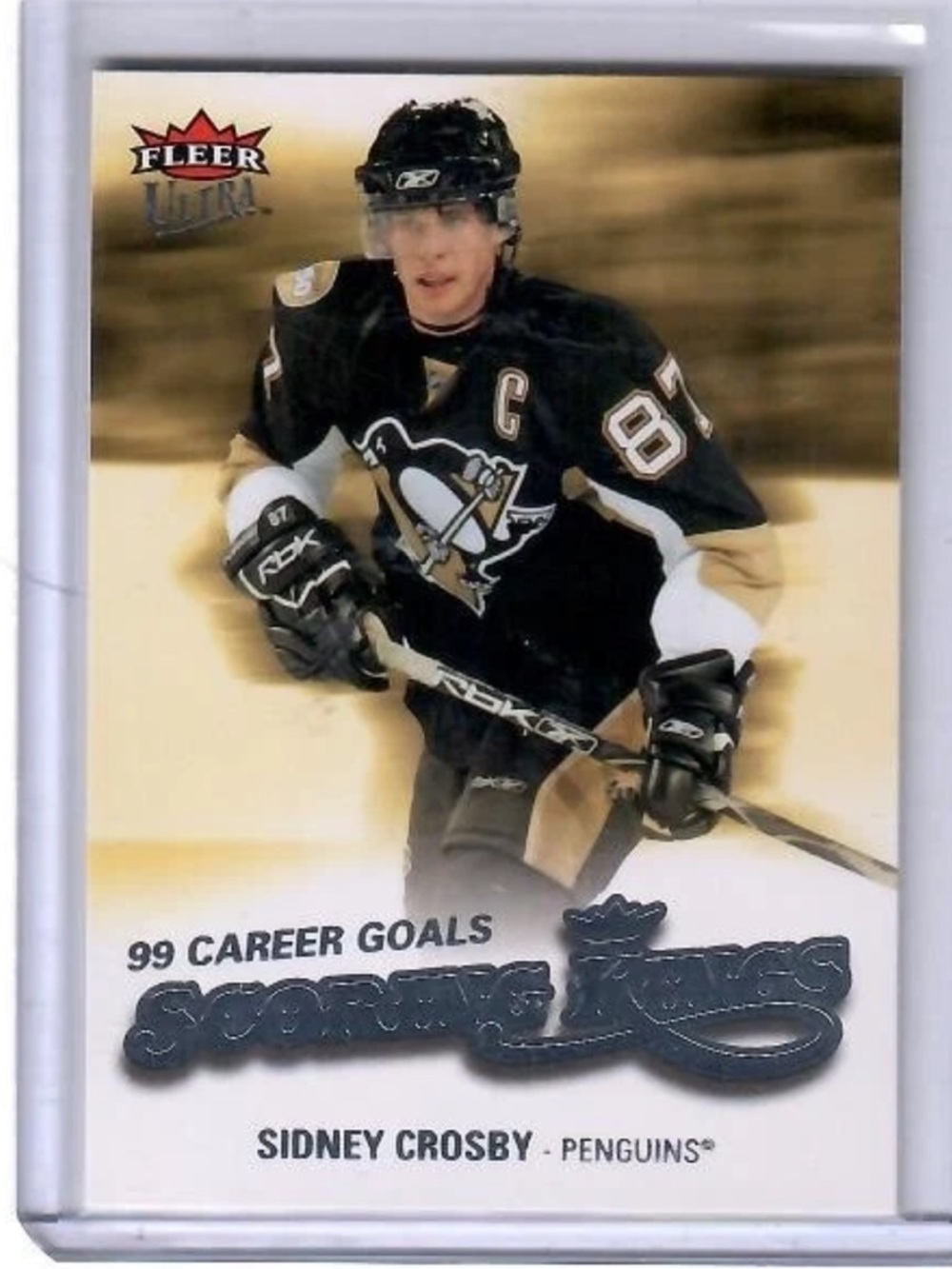 Sidney Crosby 2008/09 Fleer Ultra Pittsburgh Penguins Hockey Card